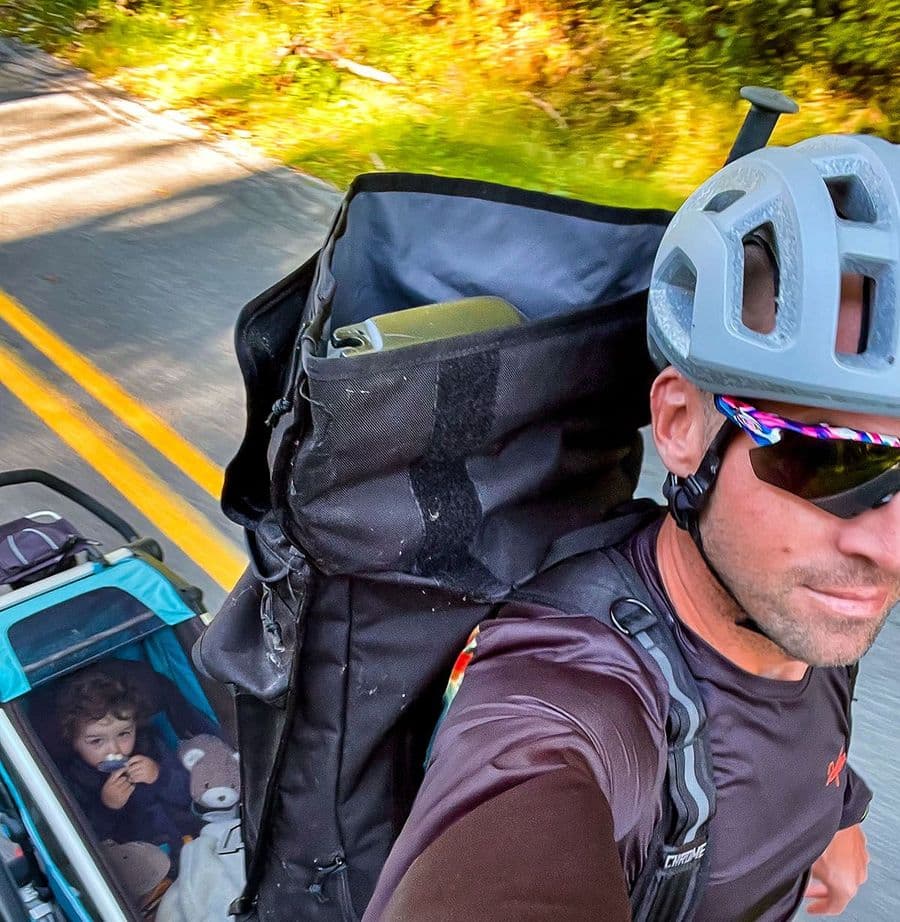 A Bike Rack for a Kid Trailer: Ridiculous or Brilliant?